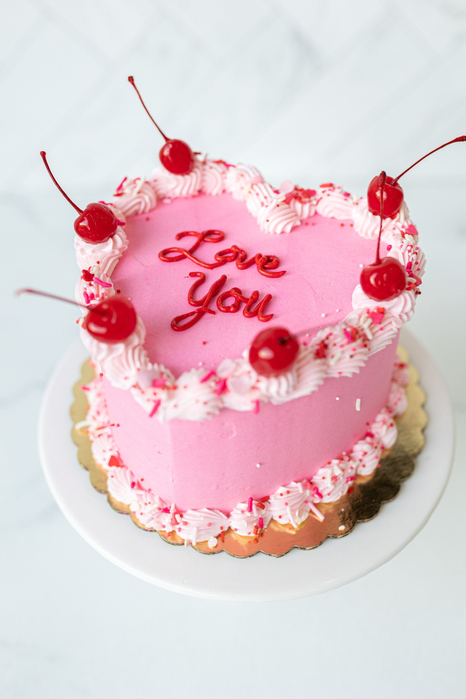 Valentine's Day Heart Cake | Hapa Bakery