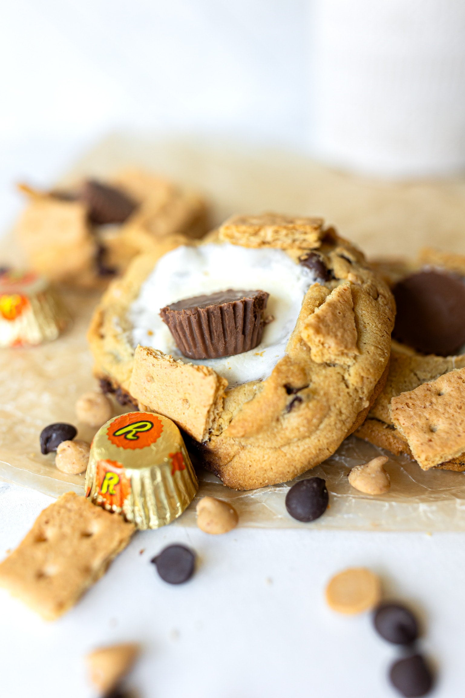 PB S'mores Skillet Cookie - The Mindful Hapa