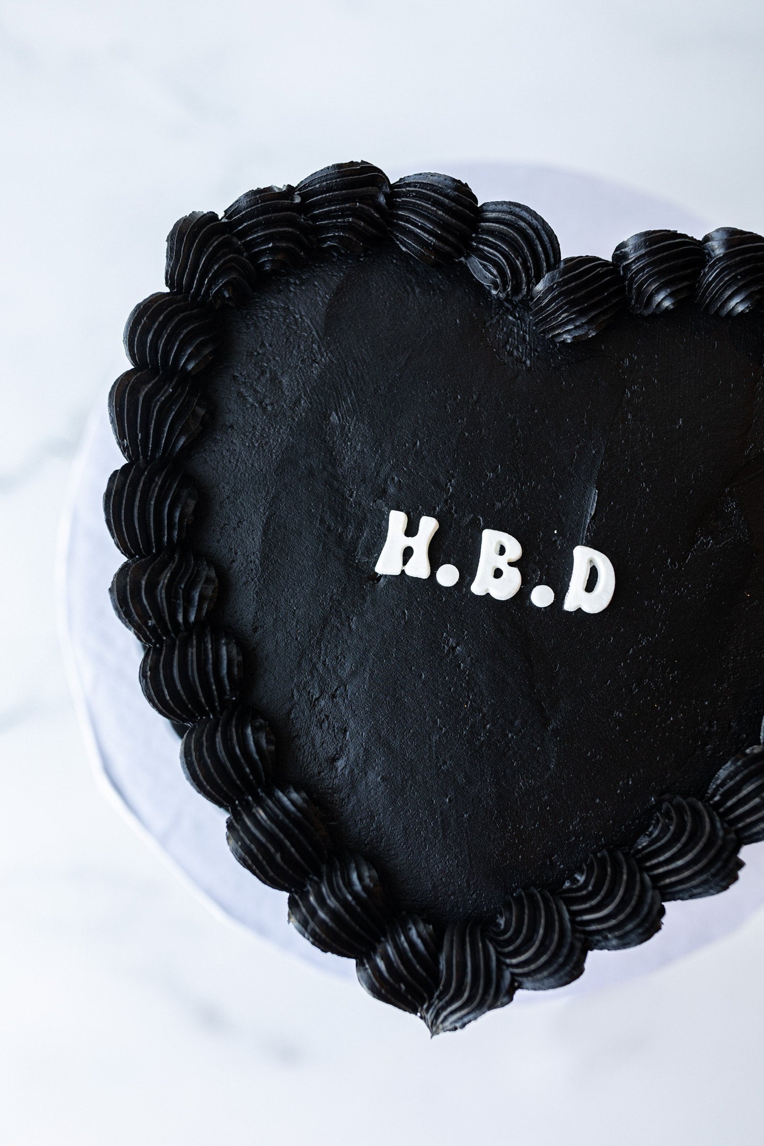 Black Heart Cake – Elisa's Love Bites Dessert Atelier