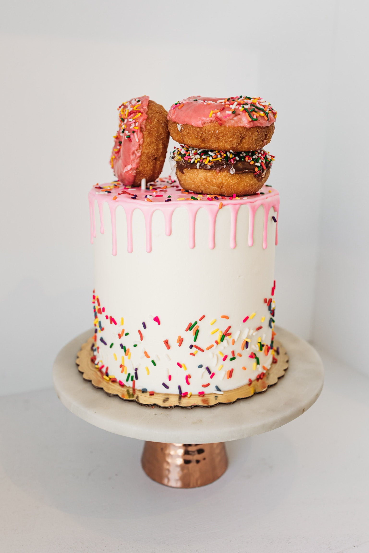 Donut Drip Cake - Hapa Cupcakes & Bakery - Orange County, CA | Hapa Bakery